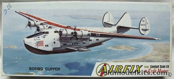 Airfix 1/144 Boeing 314 Pan Am Clipper - 'Dixie' or BOAC 'Berwick', 1415-100 plastic model kit